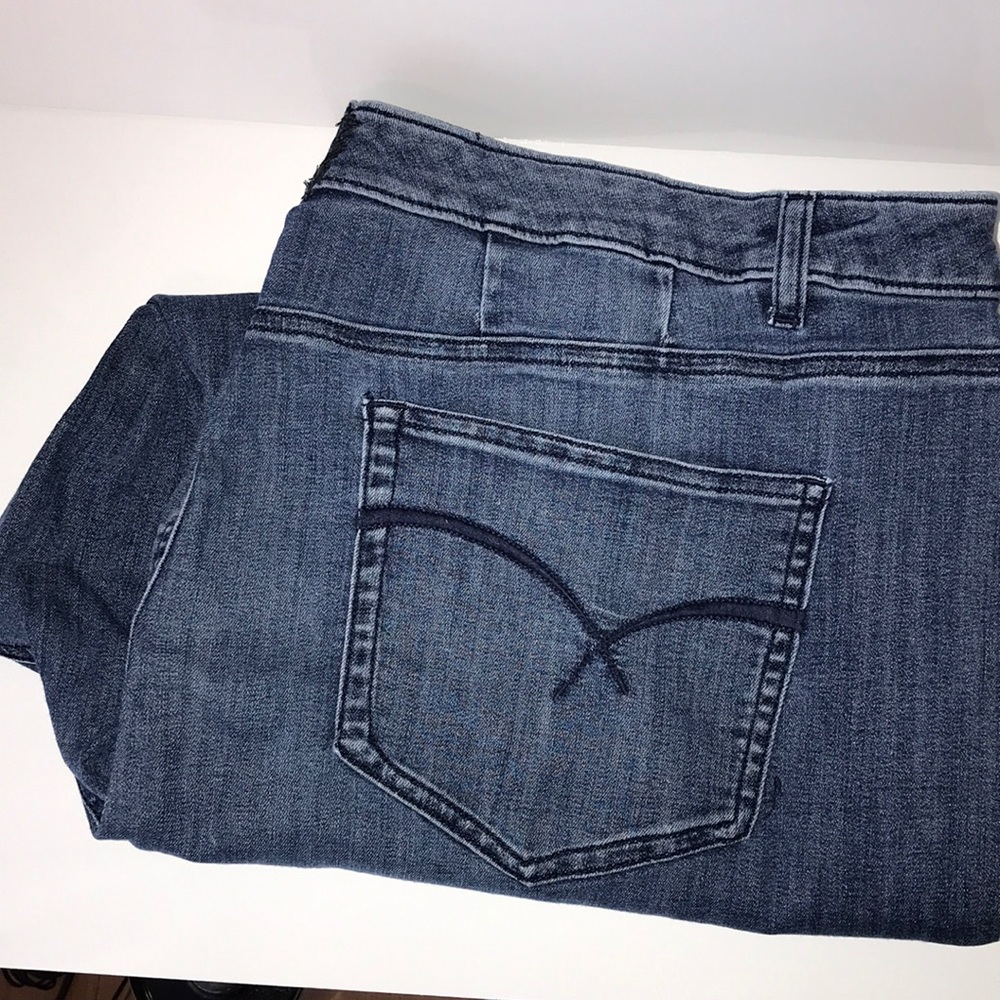 Curvy gabbee denim jeans straight leg